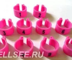 Кольца меточные номерные для фазанов 10,5 мм. 100 шт - 4