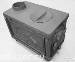 Печь чугунная шашлычница пмч-1 буржуйка - 2