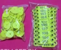 Ушные бирки номерные, метки для коров, овец, свиней - 3