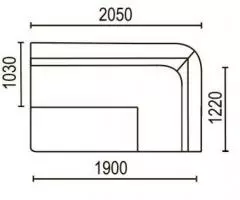 Кухонный угловой диван Этюд со спальным местом (новый) - 4
