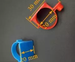 Кольца меточные 4 цвета для птиц диаметр 20мм - 2