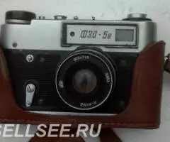 Фотоаппарат Фэд-5В в коричневом чехле - 2