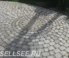 Укладка тротуарной плитки. - 3