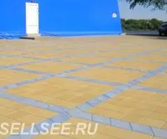 Укладка тротуарной плитки. - 4