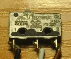 Кнопка, микропереключатель, микрик 0,1A, 0,5A, 1A, 3А - 3