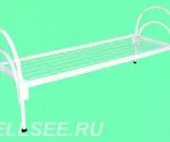 Кровати металлические с ДСП спинками, кровати одноярусные и двухъярусн ... - 2