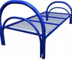 Одноярусные кровати металлические, двухъярусные, Кровати для санаторие ... - 2