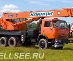 Услуги - аренда автокрана 6х4 г п 25т, стрела 21м г. Выборг в Выборге - 2