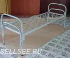 Кровати металлические двухъярусные для казарм, кровати металлические д ... - 4