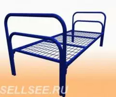 Двухъярусные железные кровати, для казарм, металлические кровати для и ... - 2