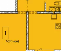 Продаю 1-комн квартиру 38 кв м - 3