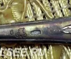 Чайная ложка серебряная - 875 - 3