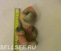 Баба Яга резиновая игрушка СССР - 4