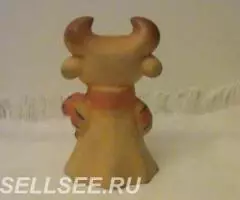 корова Буренка резиновая игрушка СССР - 2