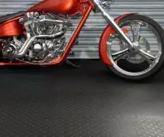 Полы для гаража пластиковая плитка ПВХ Унипол - 4