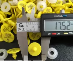 Бирки номерные теги метки кролик песец лиса рыбы - 3