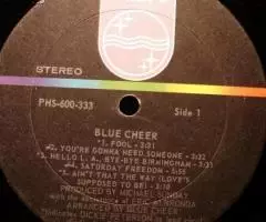 Пластинка виниловая Blue Cheer - Blue Cheer - 3