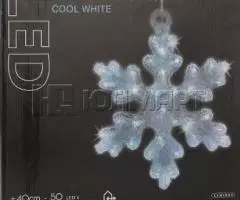 Украшение акриловое kaemingk Снежинка, Новая - 2