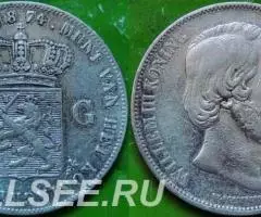 2,5 гульдена 1874 г. Королевство Нидерланды