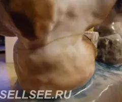 Фарфор лфз. 50-й год. медвежата - любители малины - 3