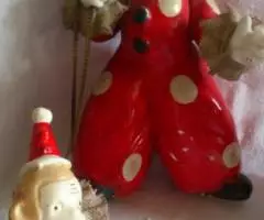 Фарфор. Япония. 4 Клоуна с 2 учёными обезьянками - 3