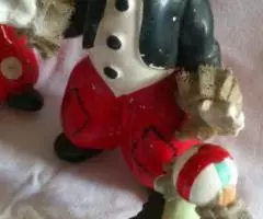 Фарфор. Япония. 4 Клоуна с 2 учёными обезьянками - 4