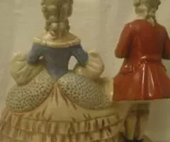 Фарф. Герман. Графёнталь. Пара. Дама с цветами - 3