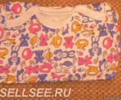 26 размер боди короткий рукав х б новое Россия - 3