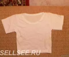 Новый песочник футболка беретка х б 22-24 размер - 3