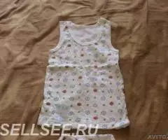 30 размер майка и трусы х б 100 трикотаж Россия - 3