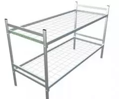 Армейские металлические кровати, двухъярусные кровати для детских лаге ... - 3