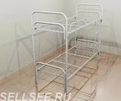 Кровати металлические двухъярусные для казарм, кровати трёхъярусные дл ... - 3