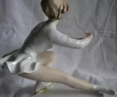 Фарфор. Герман. Валлендорф. Фигуристка в кораблике - 4