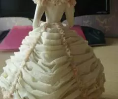 Фарф. Герман. Кружевница в драпированном платье - 3