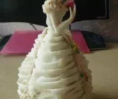 Фарф. Герман. Кружевница в драпированном платье - 4