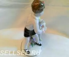 Фарф. Герман. Унтервейссбах. Пара малышей. Кружева - 2