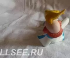 Фарф. Герман. Хутченройтер. Клоун c птичкой . - 2