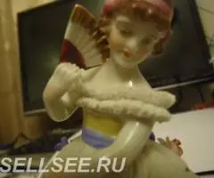 Фарф. Кружева. Старый Волкстедт-Мюллер Девочка с веером - 2