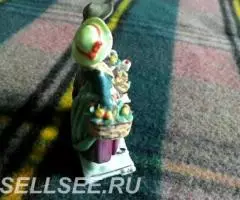 Фарф. Герман. Волкстедт. Пара с яблоками - 3