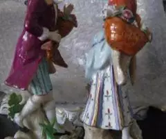 Фарф. Герман. Зитцендорф. Пара с покупками - 2