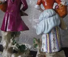 Фарф. Герман. Зитцендорф. Пара с покупками - 3