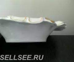 Фарф. Герм 2е фруктовницы с золотыми. листьями - 4