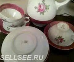 Фарфор. Чайный сервиз. Роза. чАСТЬ - 2
