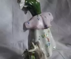 Фарф. Зитцендорф Селянка с тамбурином - 2