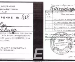 Настройка, ремонт, обслуживание пианино, рояля - 2