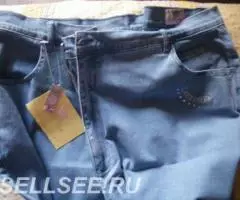 Джинсовый брюки. Новые разм 58-62 - 4