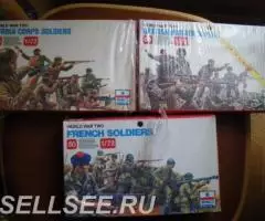 Солдатики. Масш. 1 72. Пластик. Пр-во США esci 80год - 2