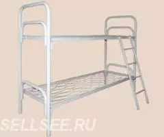 Железные кровати, Кровати металлические для студенческих общежитий, бю ... - 2