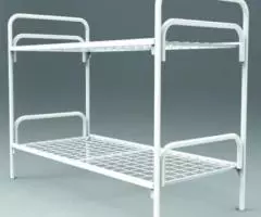 Кровати металлические одноярусные для больниц, клиник, Кровати двухъяр ... - 3