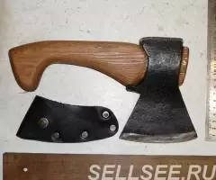 Топорик ЗиК 1959 г на ясене с чехлом - 3